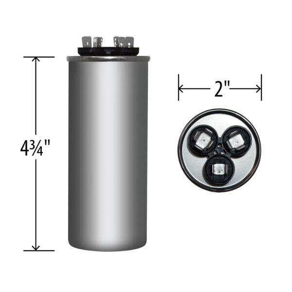 35/10 uf MFD 370 440 VAC Run Capacitor replaces GE Genteq Capcom C33510R C43510R