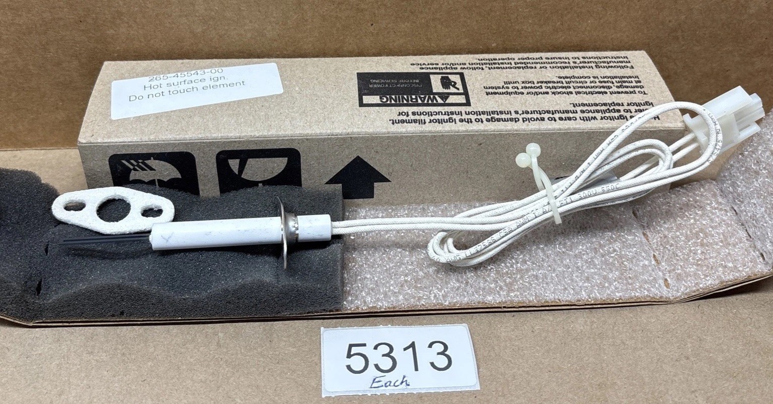 Bradford White Hot Surface Igniter 265-45543-00 Model 601 Norton OEM NOS Gasket