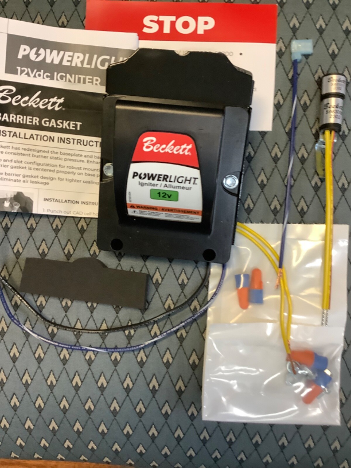 BECKETT 5218301U or 5270001U (new number) 12VDC IGNITOR FOR A DC OIL BURNER