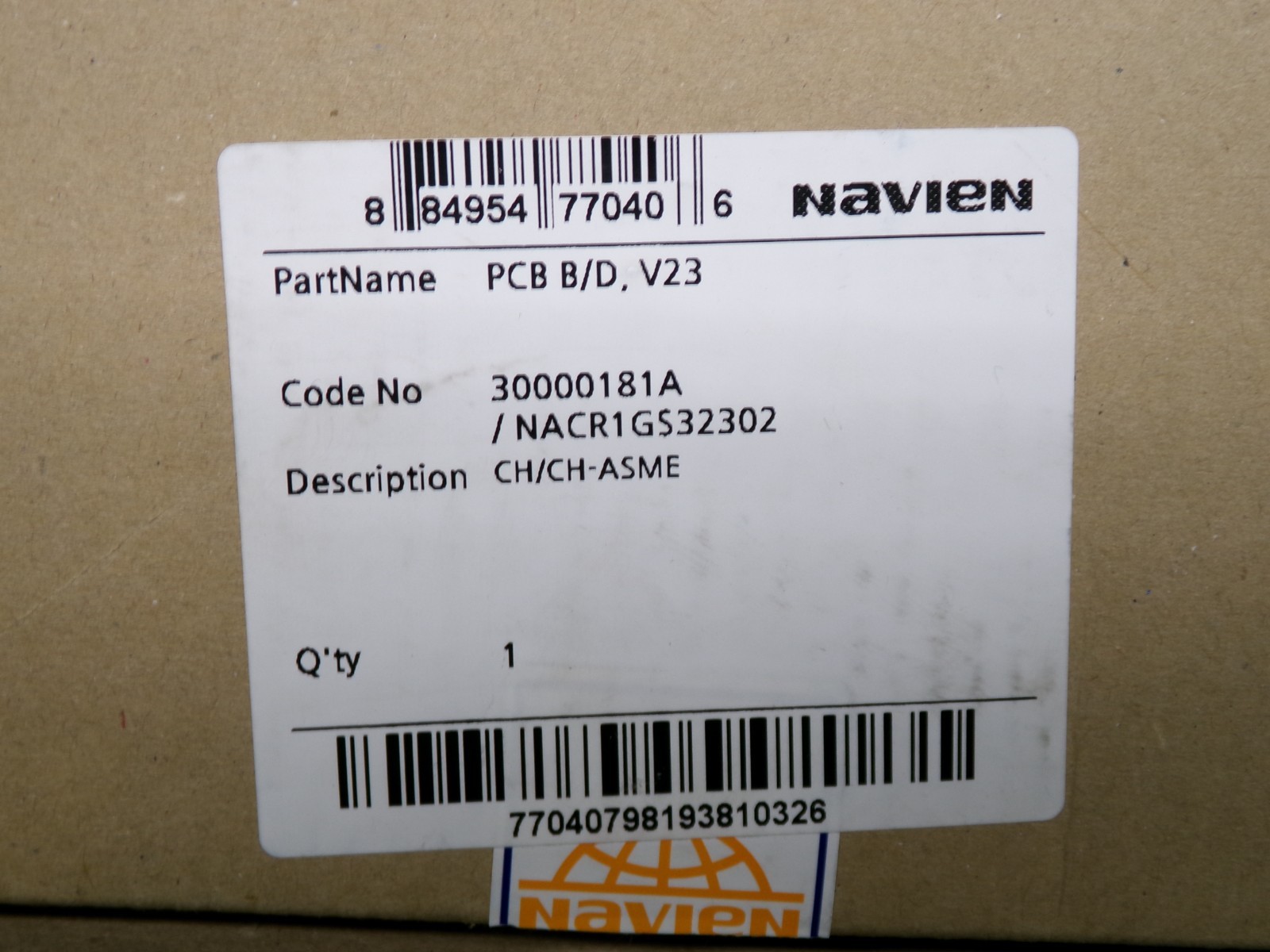 NAVIEN 30000181A PCB CONTROLLER BOARD KDC-323