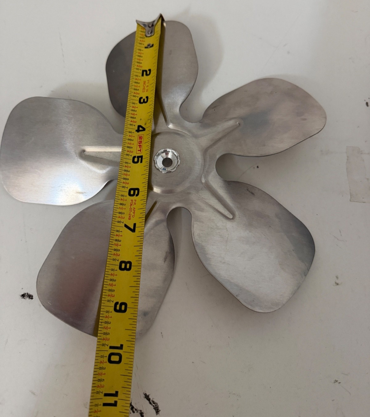 1 Metal Axial Fan Blade – 5-Blade Replacement Propeller for HVAC/Condenser Unit