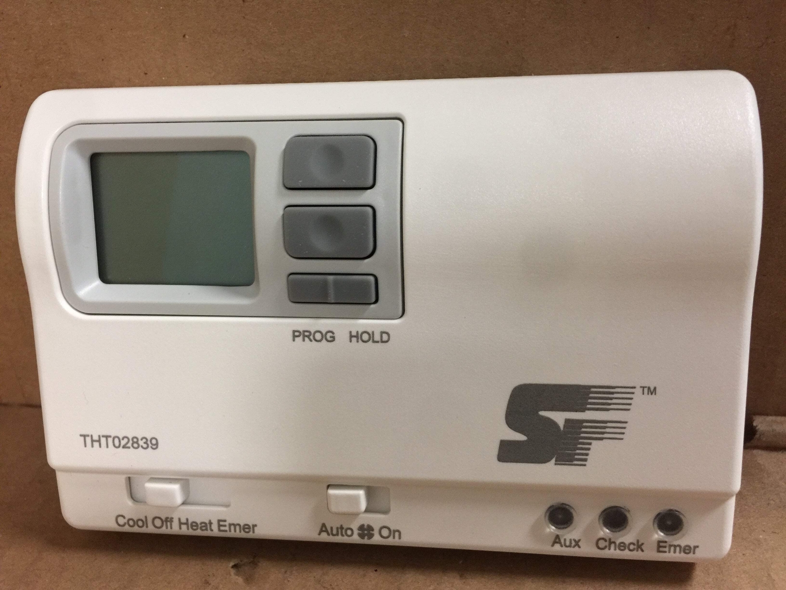 SF THT02839 2 Stage Cool/Heat Heat Pump Programmable Thermostat; 24VAC (211948)