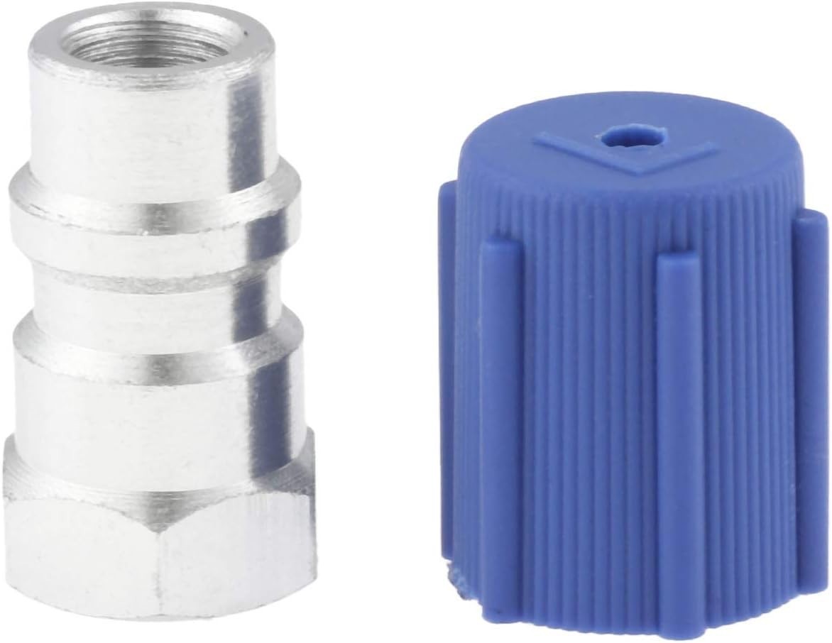 Professional R-12 to R-134a Low Side Adapter with Rubber Seal and Dust Cap
