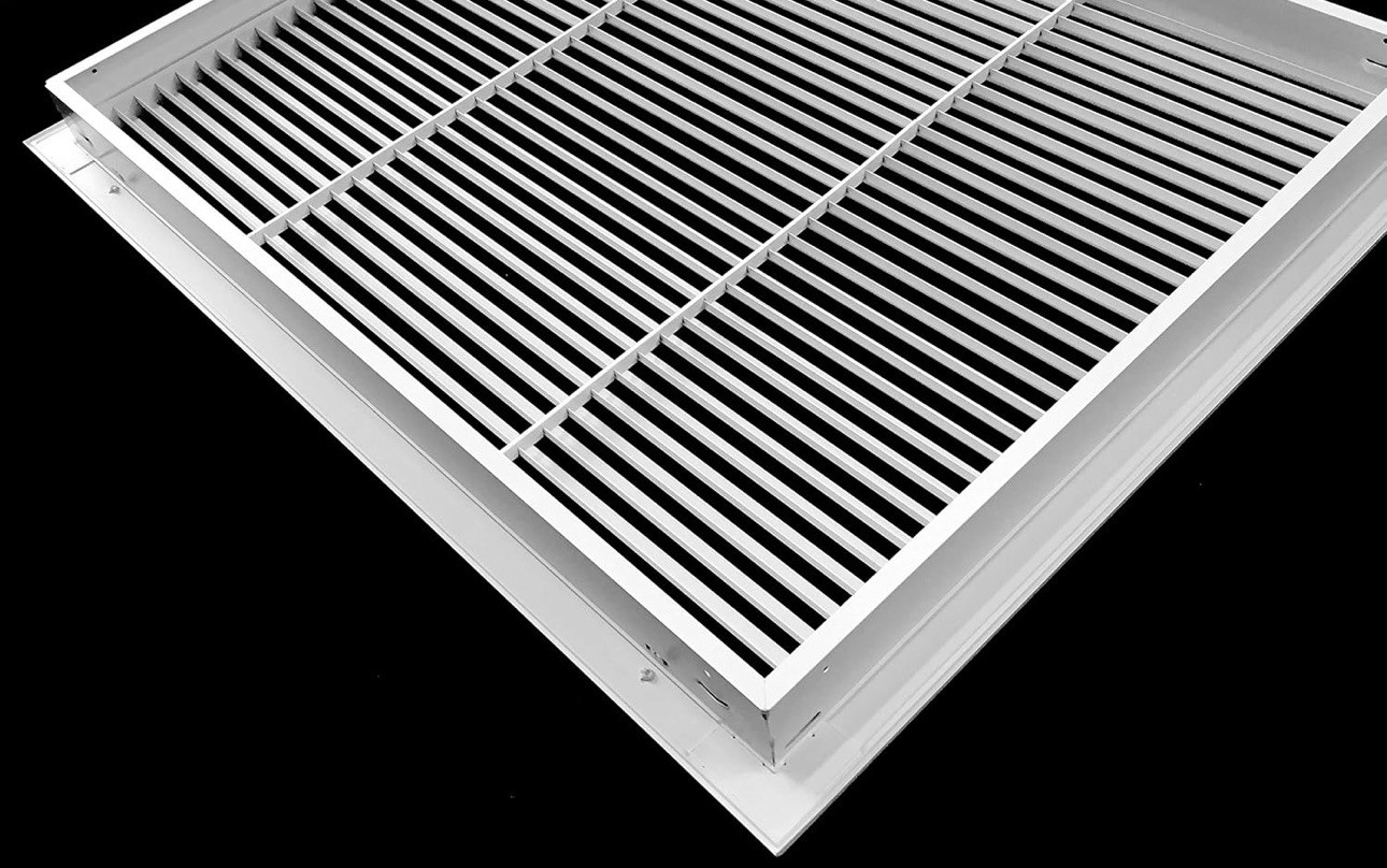 HVAC Premium 20″ X 18″ Aluminum Return Filter Grille for 1″ Filter, easy Airflow