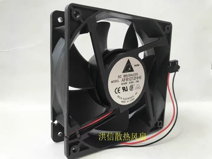 1PCS Delta AFB1212HHE 12038 DC12V 0.70A 12CM 2-Wire Cooling Fan
