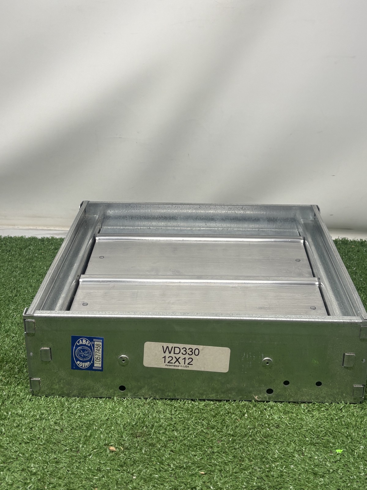 HVAC Fire Smoke Damper WD330 12×12 Galvanized Steel UL Rated Commercial