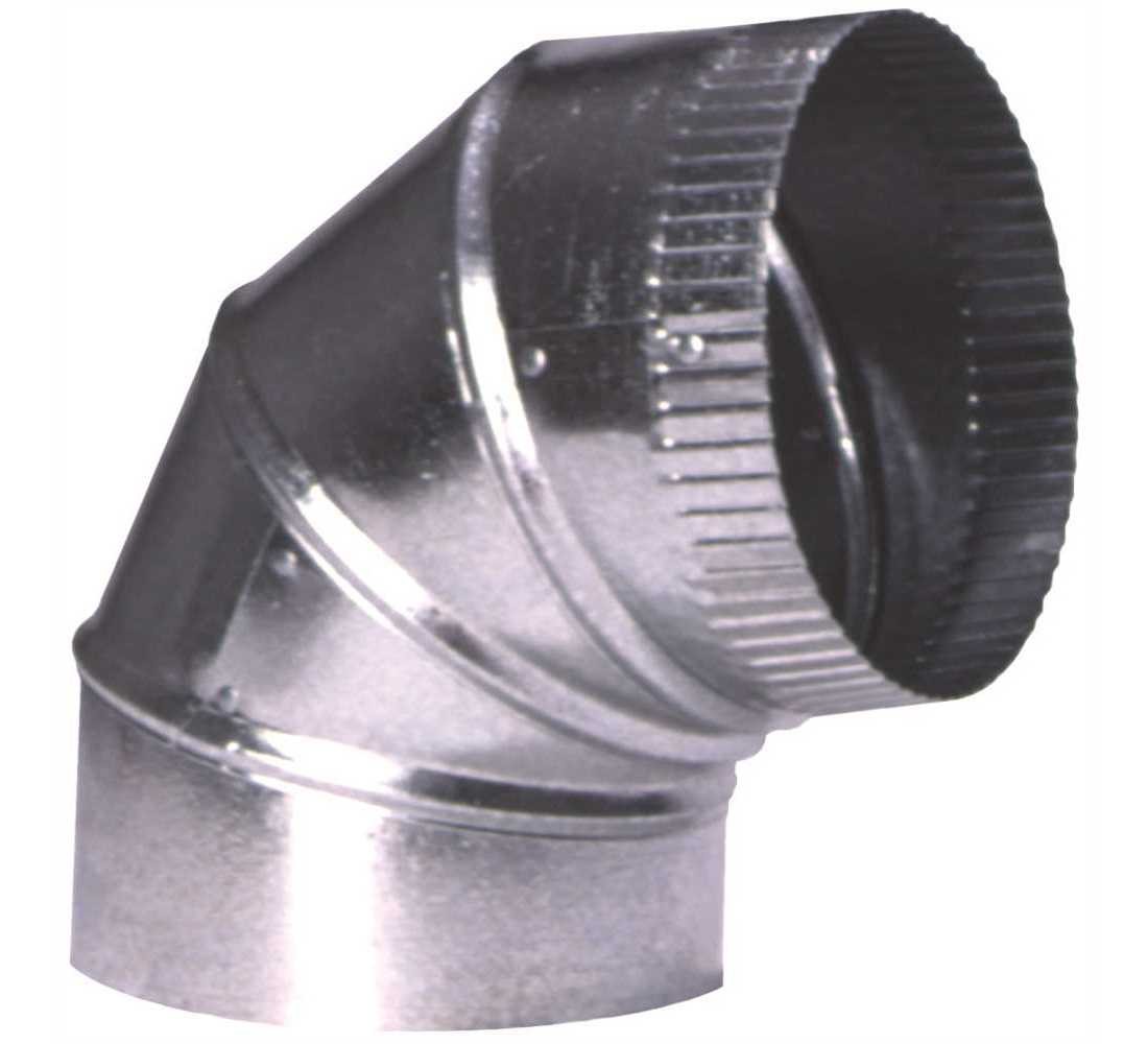 Master Flow NU26B90E3 3 in. Turned 26-Gauge Adjustable 90-Degree Elbow