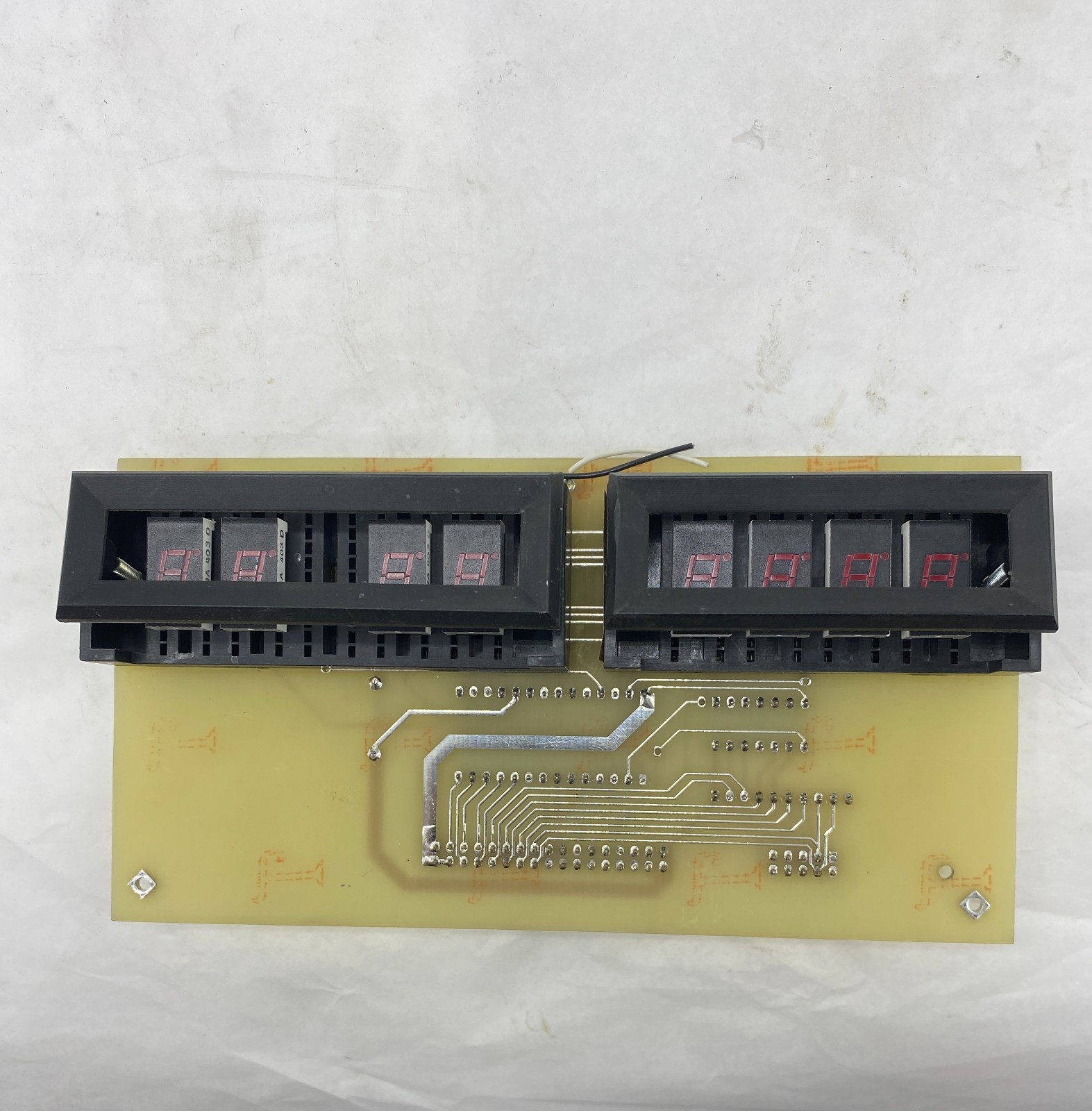 Vintage Industrial Keypad Panel & Display Board Intersil ICM7218DIJI SN7420N