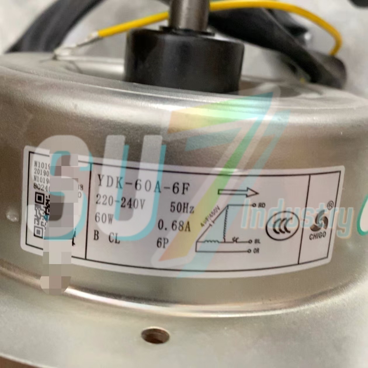 CHIGO YDK-60A-6F Air Conditioner Fan Motor# 1pcs New In Box