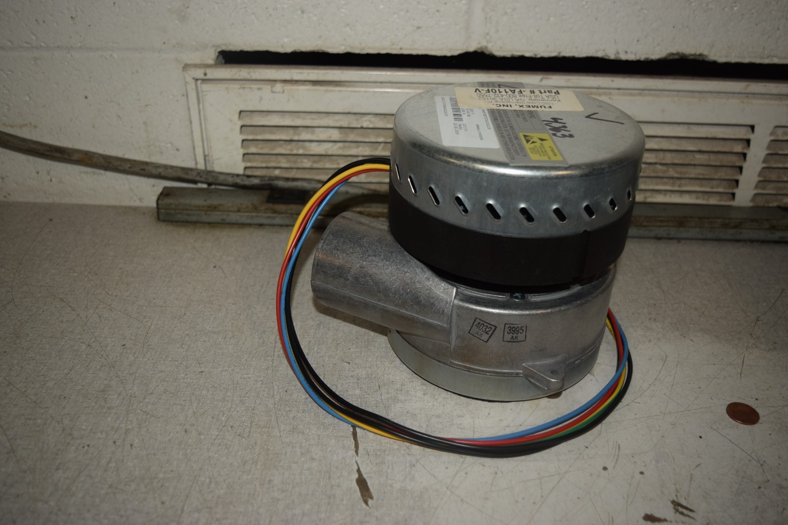 Fumex Inc. FA110F-V Blower Motor