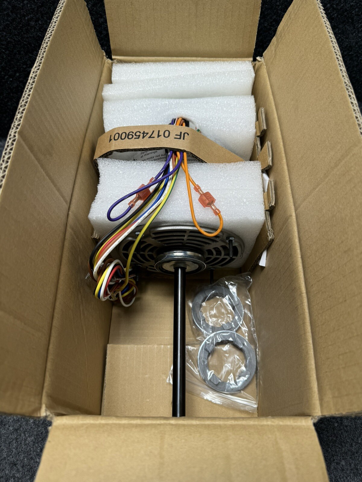 Dayton Direct Drive Blower 4 Speed Motor 208-230V 1/5 hp, 3/4 hp 5RHT9 5RHT9BG