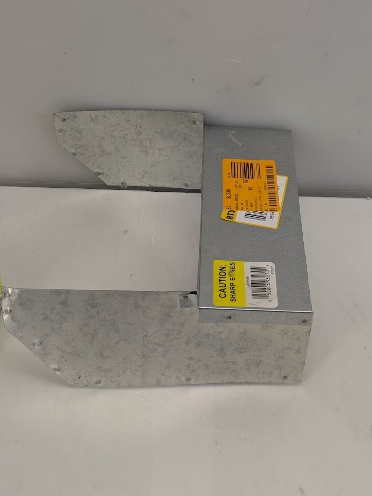 Master Flow 10 in. x 6 in. Rectangular Stack Head in Galvanized Steel