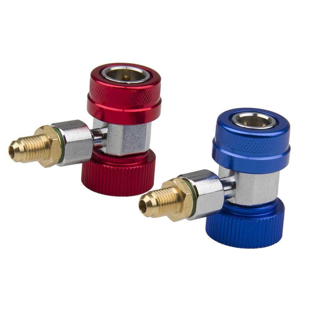 2 Car Adapter AC Air Adjustable Quick High Low Adapter Connector Couplers Kit