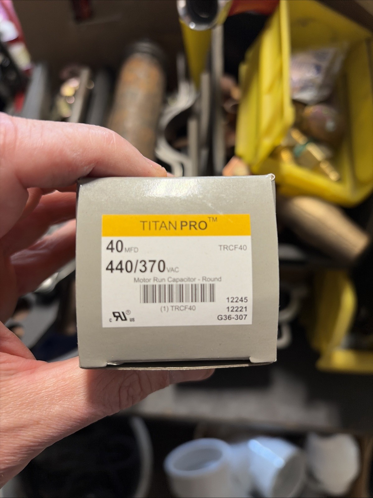 Titan Pro 40 MFD 440/370 VAC Capacitor TRCF40