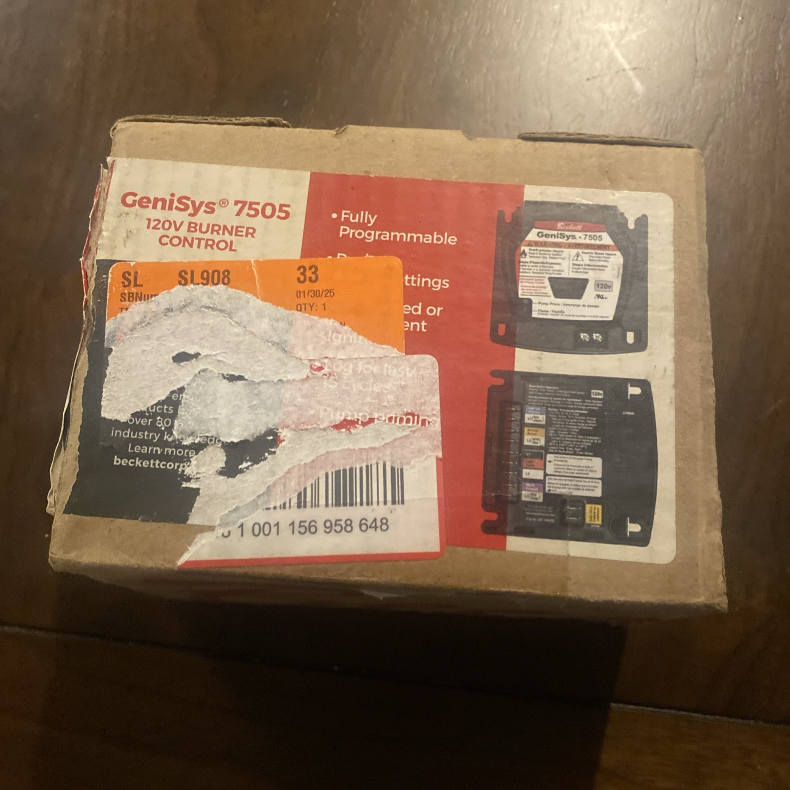 BECKETT GeniSys 7505 120-Volt Oil Burner Control – 7505P1515U