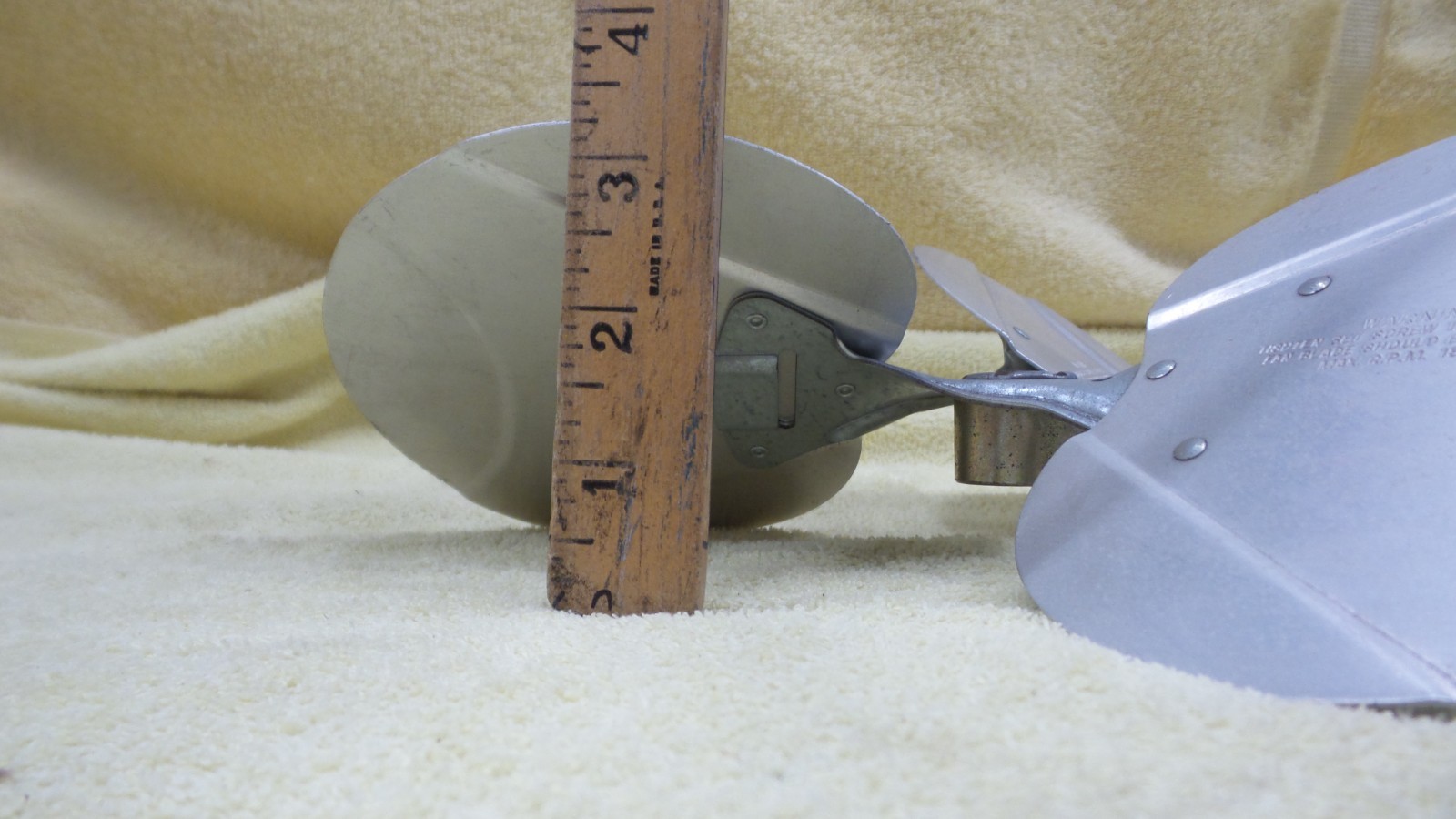 Dayton 4C459 Fan Blade, 12 Inch, 5/8 In Shaft, 1725 Max RPM, New, BS