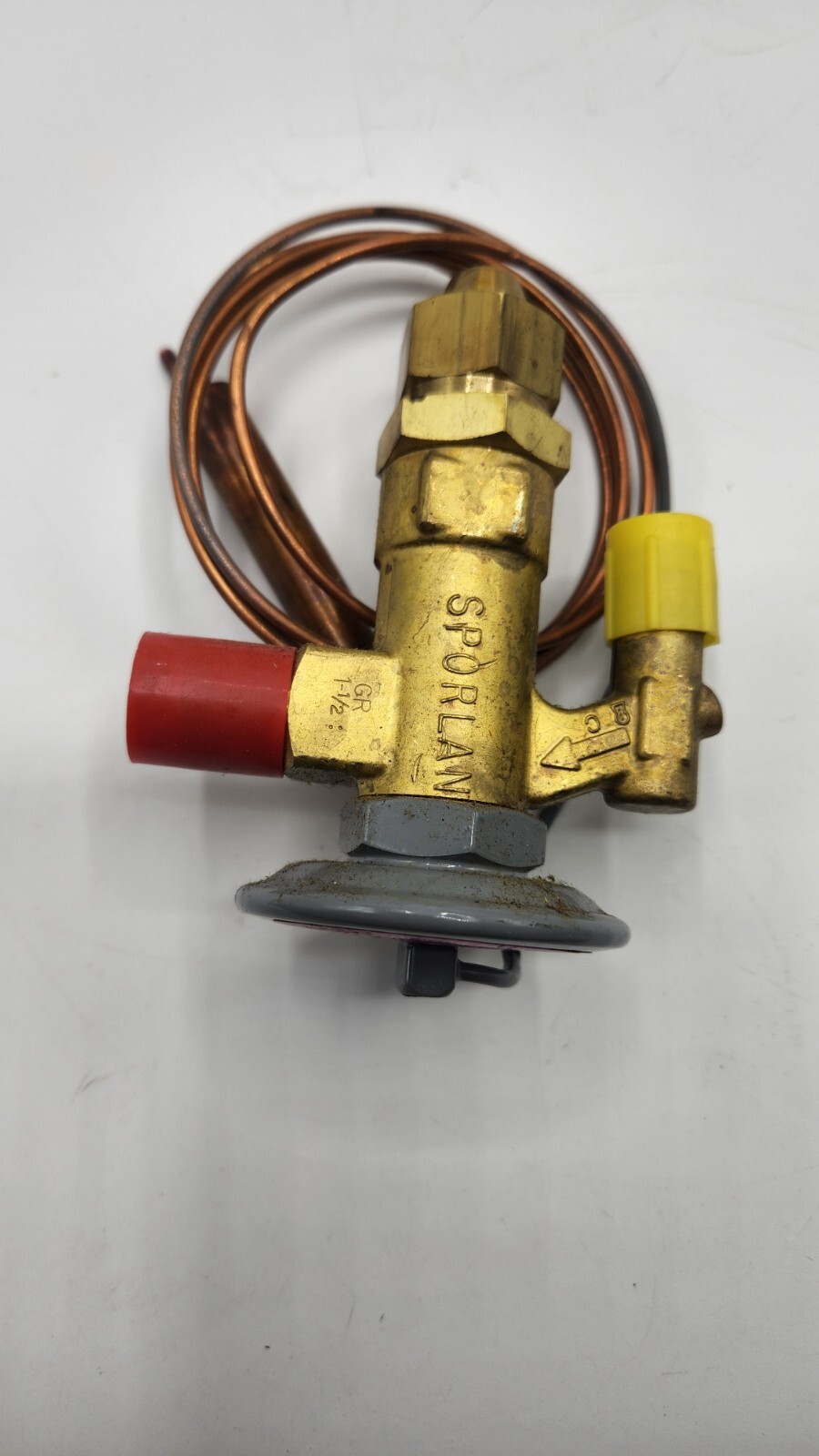 Sporlan GR-1-1/2 ZP 3/8 x 1/2 SAE 5′ Low Temp Thermostatic Expansion Valve
