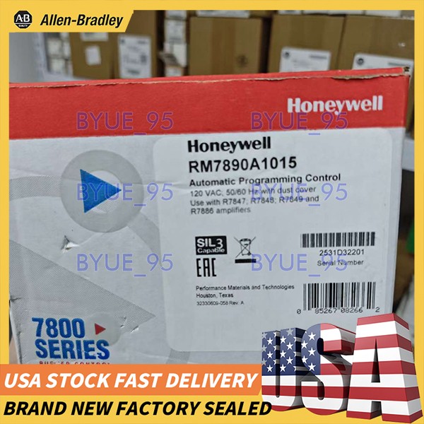 New Brand Sealed Honeywell RM7890-A1015 Burner Control Relay Module RM7890A1015