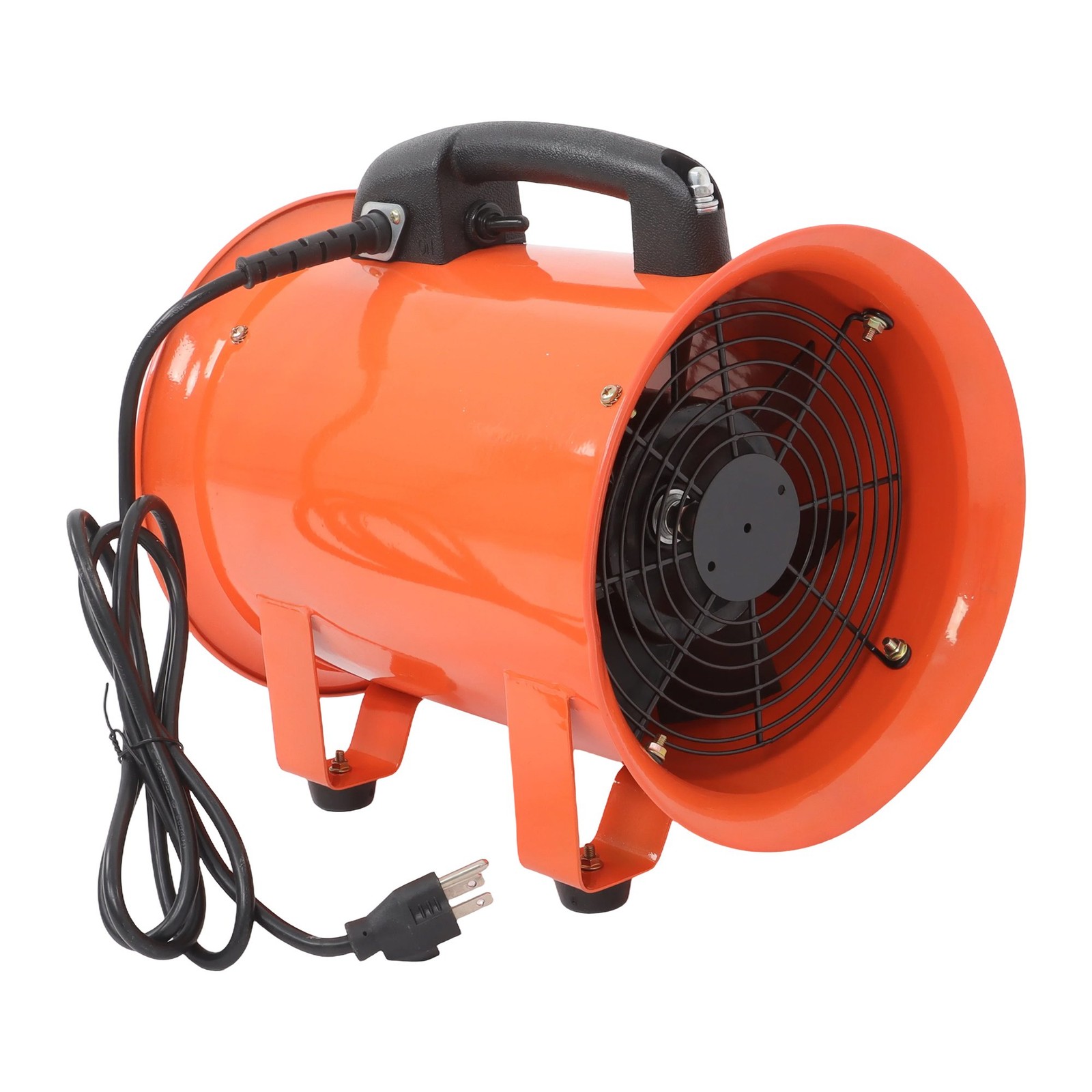 8 Inch Portable Air Mover Blower Fan 900CFM 180W 3450RPM with 33FT Duct Hose