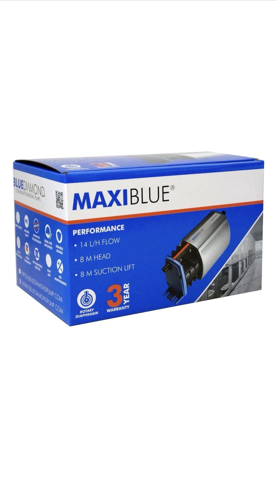 Blue Diamond MaxiBlue Condensate Pump HVAC X87-721 208/230v