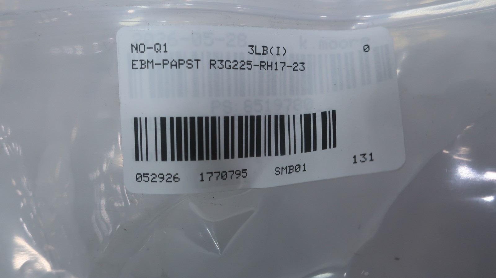 Ebm-papst R3G225-RH17-23 Centrifugal Fan 200-240v-ac