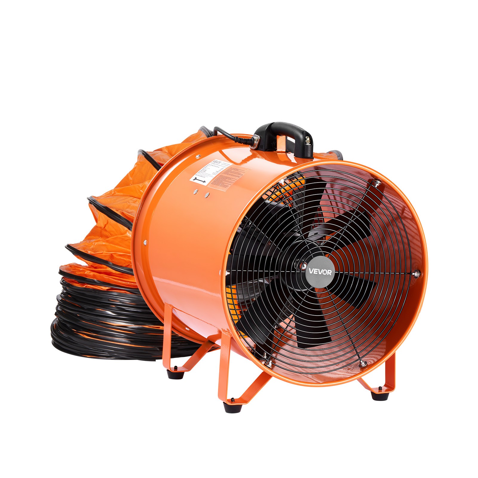 VEVOR 16″ Extractor Fan Blower Portable 10m Duct Hose Ventilator Industrial