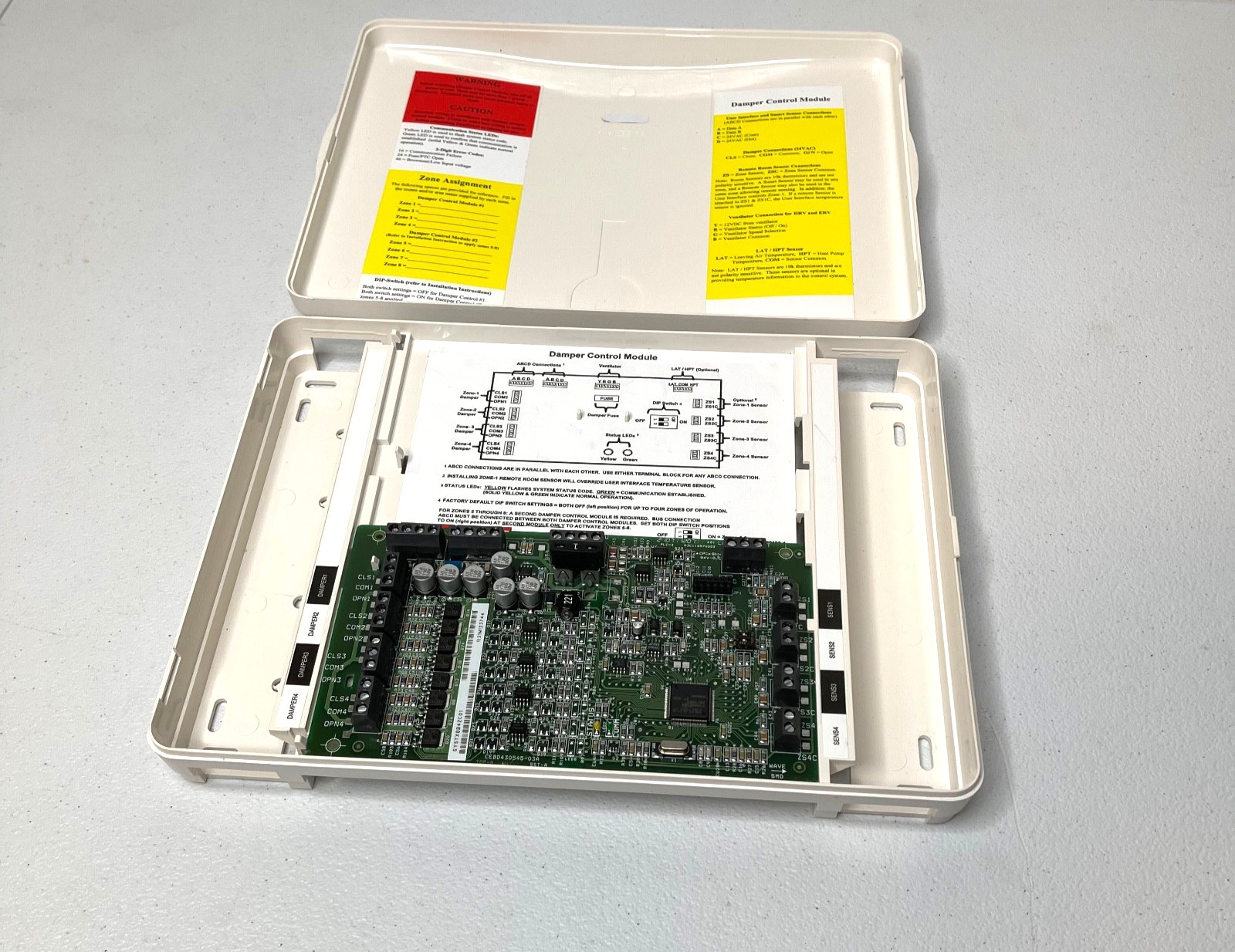 Carrier Bryant Evolution SYSTXBB4ZC01 4/8 Zone Damper Control Board Module
