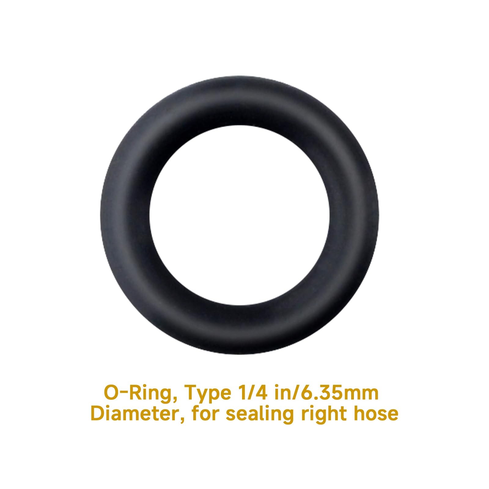 10-Pack 19037 O-Ring Seals Compatible with Yellow Jacket 19109 19209 BLACK