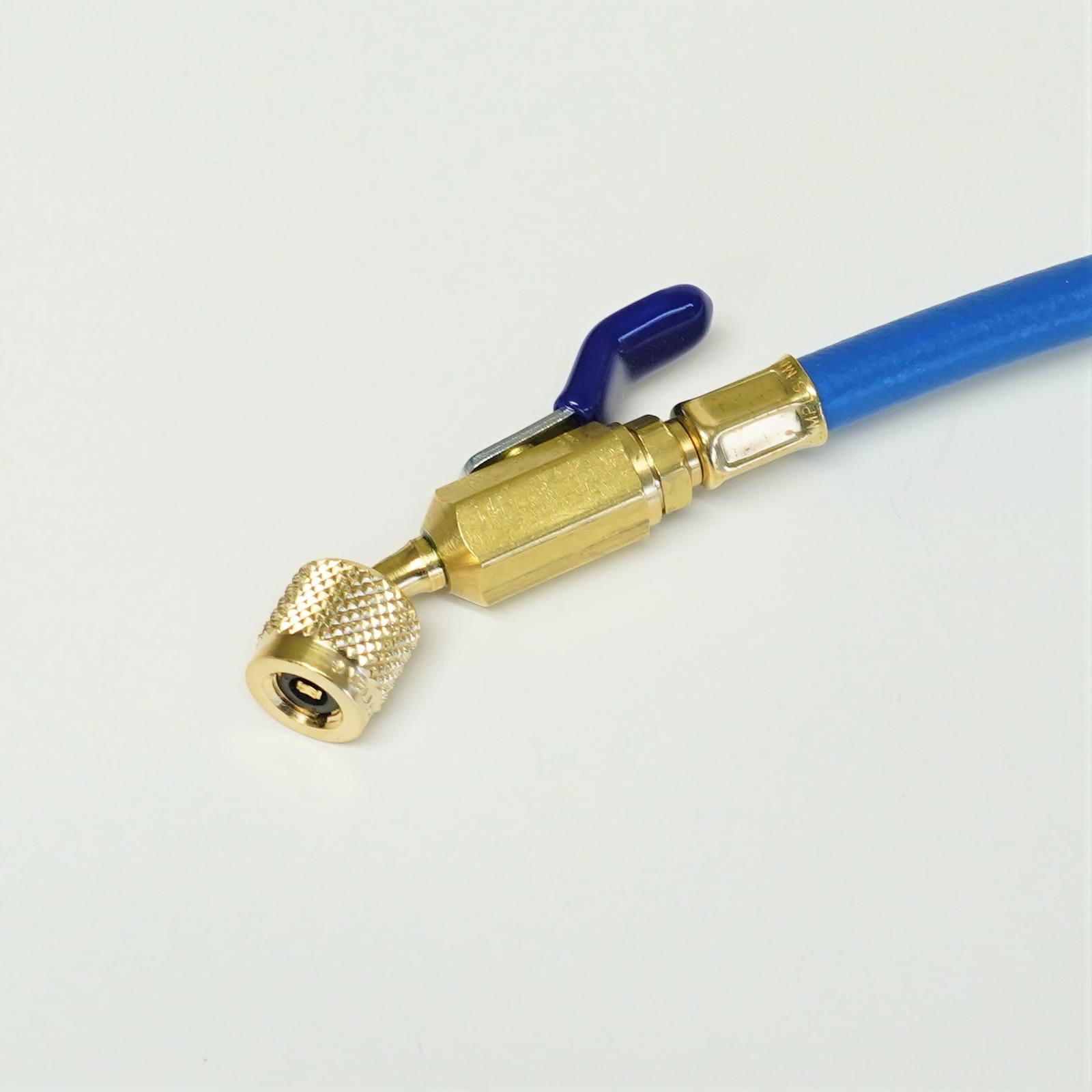 Yellow Jacket 29260 PLUS II 1/4″ Blue Charging Hose 60″ w Compact Ball Valve End