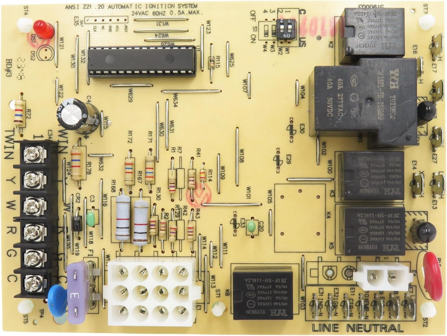 Furnace Control Board 50A55-743,Replacement for Amana/Goodman Furnace Control Ci