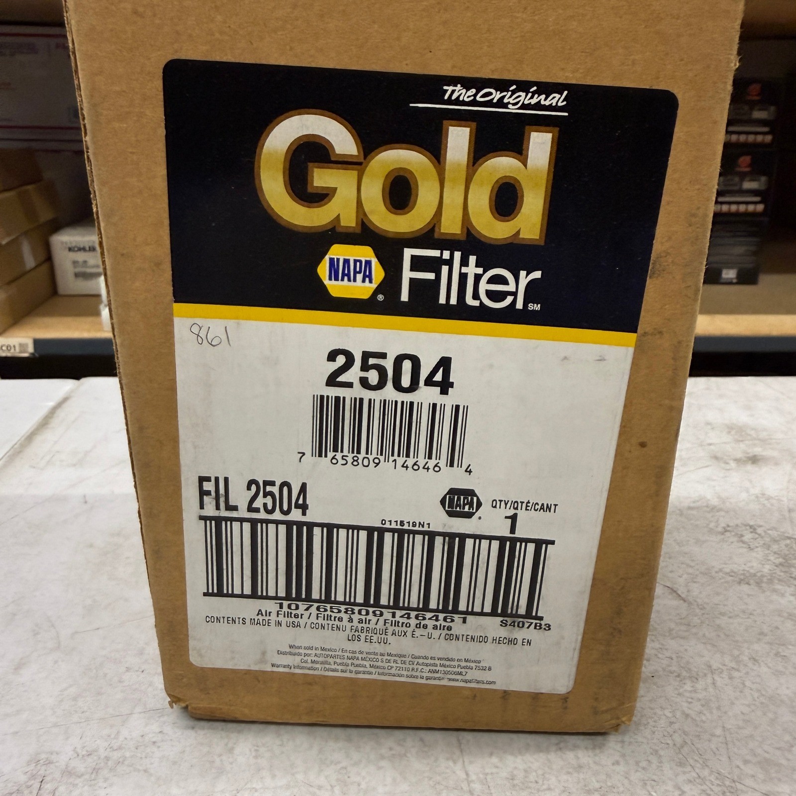 NAPA Gold 2504 Engine Air Filter
