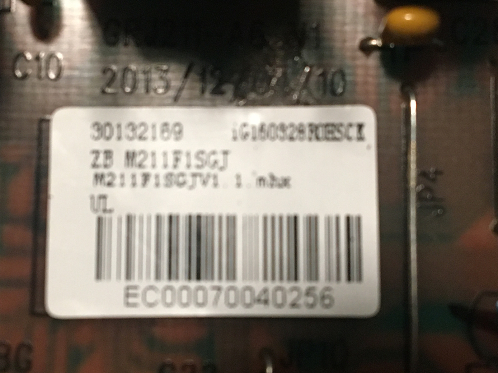 GE ac model: AEL06LVQ2 Power Supply Board ( ZB. M211F1SGJ)
