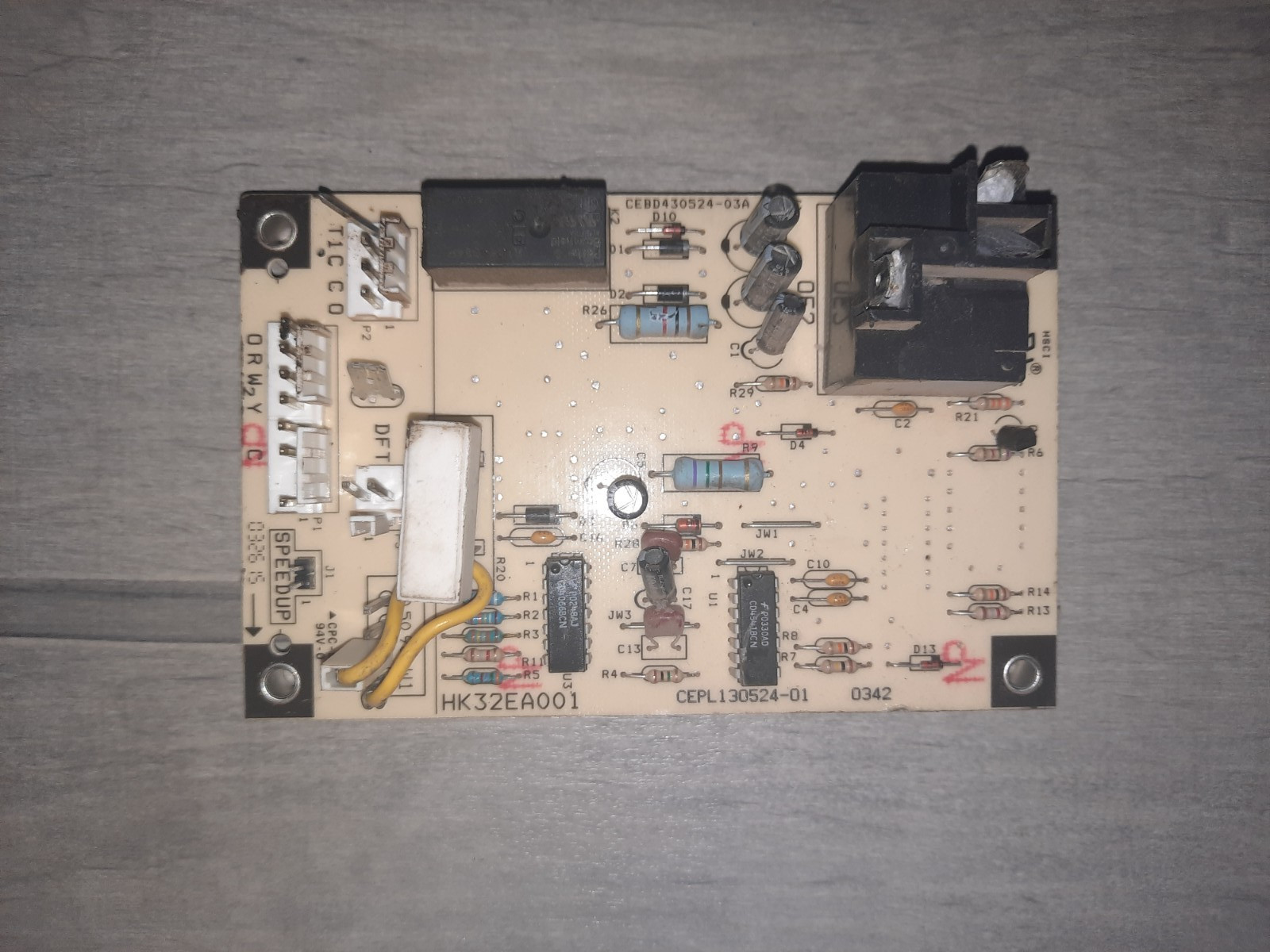 HSCI BLOWER CONTROL BOARD CEPL130524-01 HK32EA001 CEBD430524-03A (AB 1633) E3