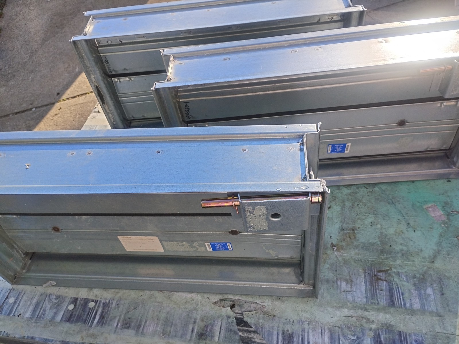Ruskin CD60 Louver Damper 20″L x 10″H x 5″W Galvanized Steel Build