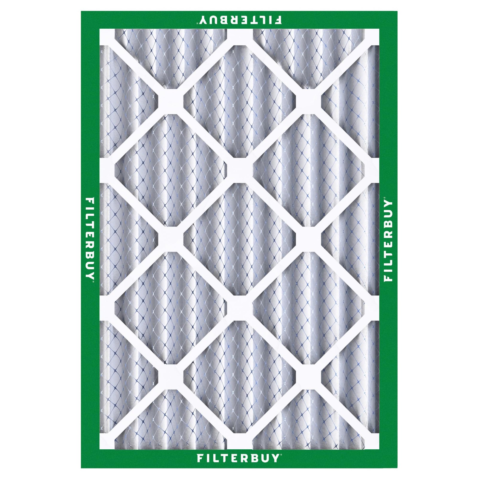Filterbuy 20X25X4 Air Filter Merv 8 Essential Defense 2-Pack Electrostatic