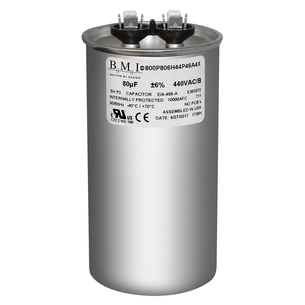 BMI 80 uF 440/370V Run Capacitor replaces Hayward SMX11022320 HPX11024743