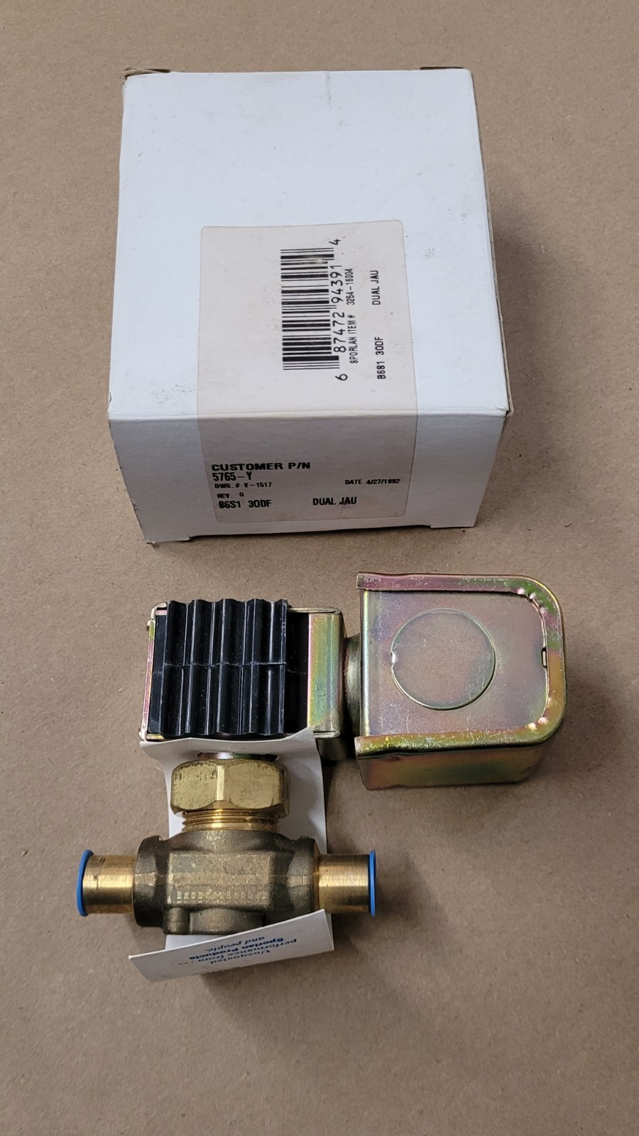 Sporlan B6S1 3254-16004 Solenoid Valve 3/8″ ODF