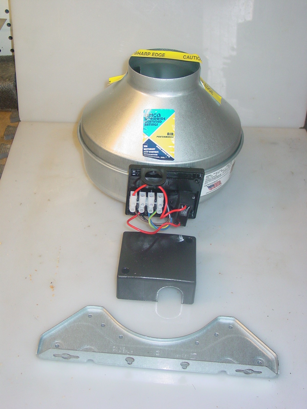Fantech, model: FG 4XL Inline 4″ Centrifugal Duct Fan Metal Housing 170 CFM 120V