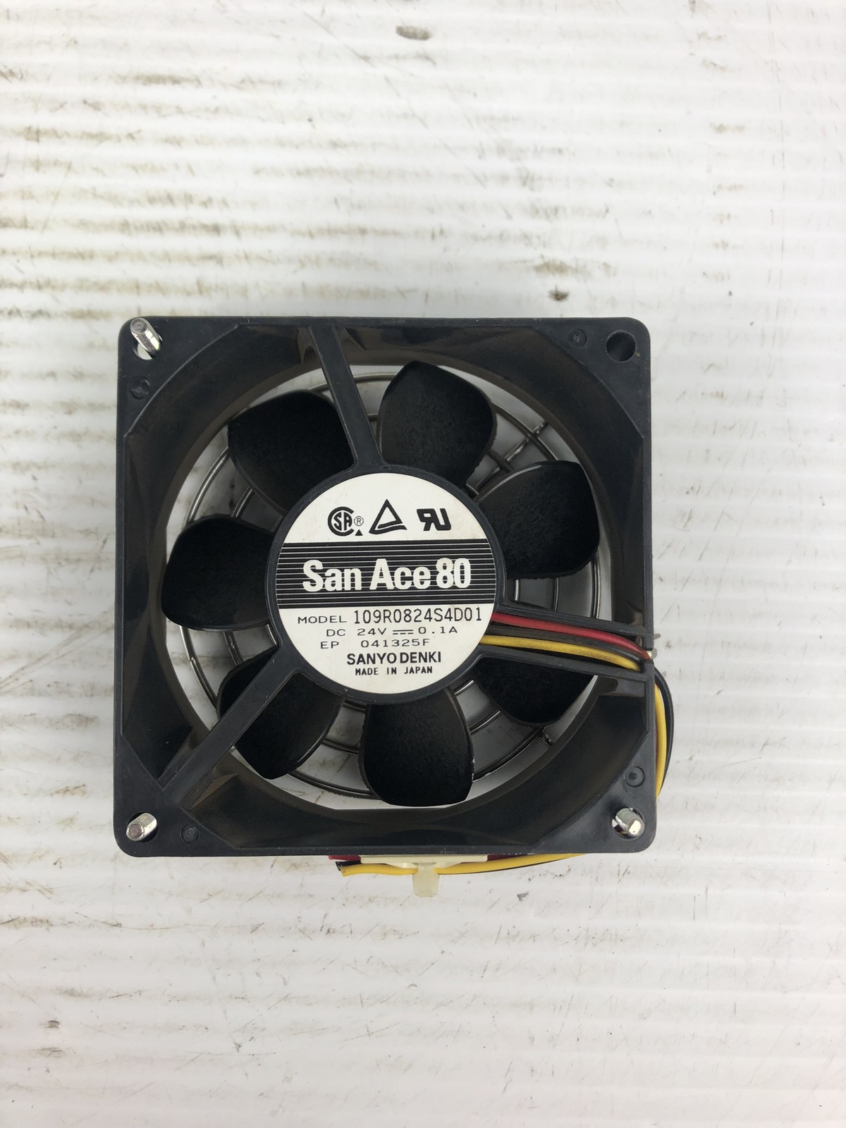Sanyo Denki 109R0824S4D01 Fan San Ace 80 24V-0.1A