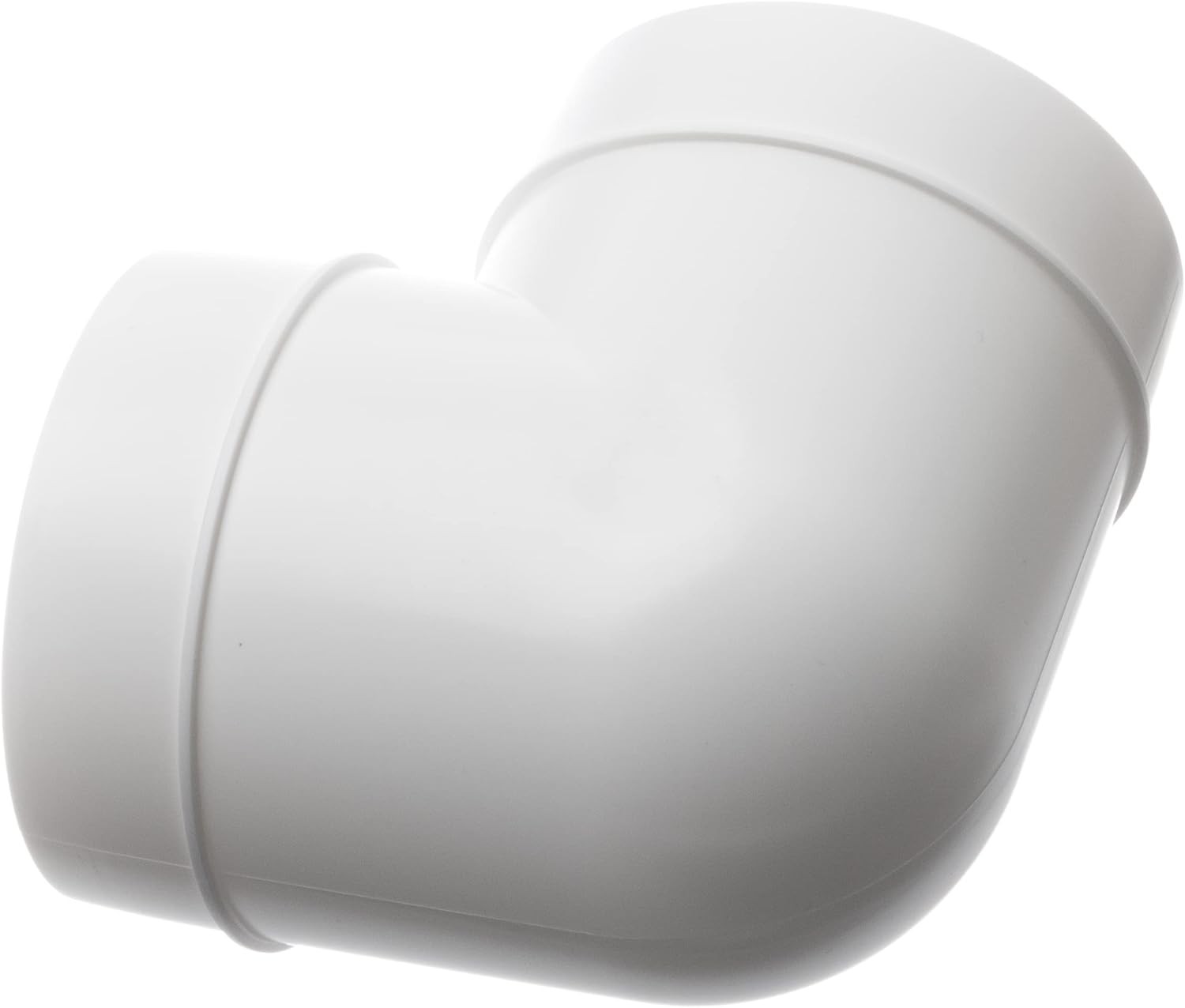 4 Inch 90 Degree round Duct Elbow Connector – Plastic Ventilation Pipe Bend Fitt