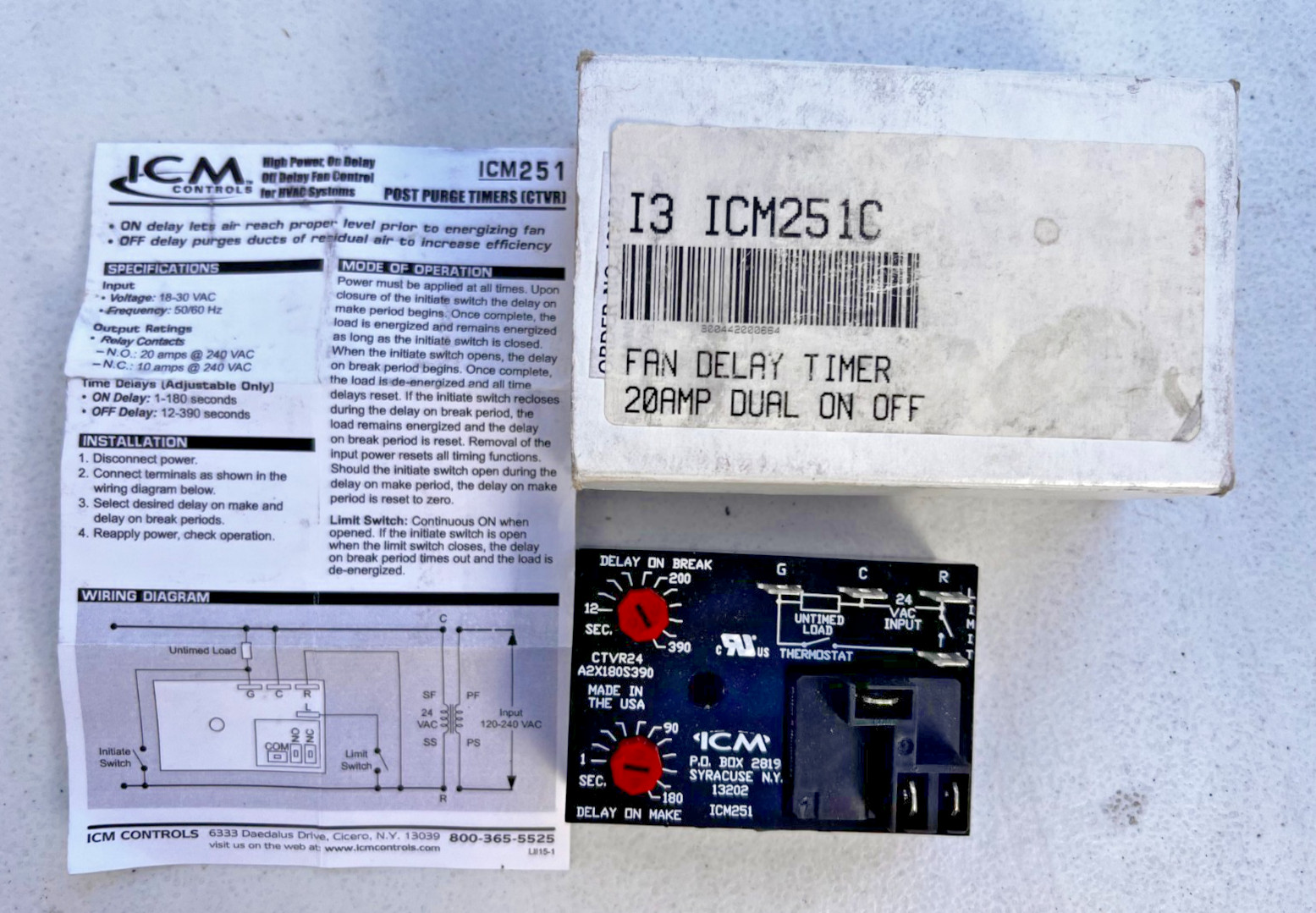ICM Controls ICM325A Low Ambient Head Pressure Control
