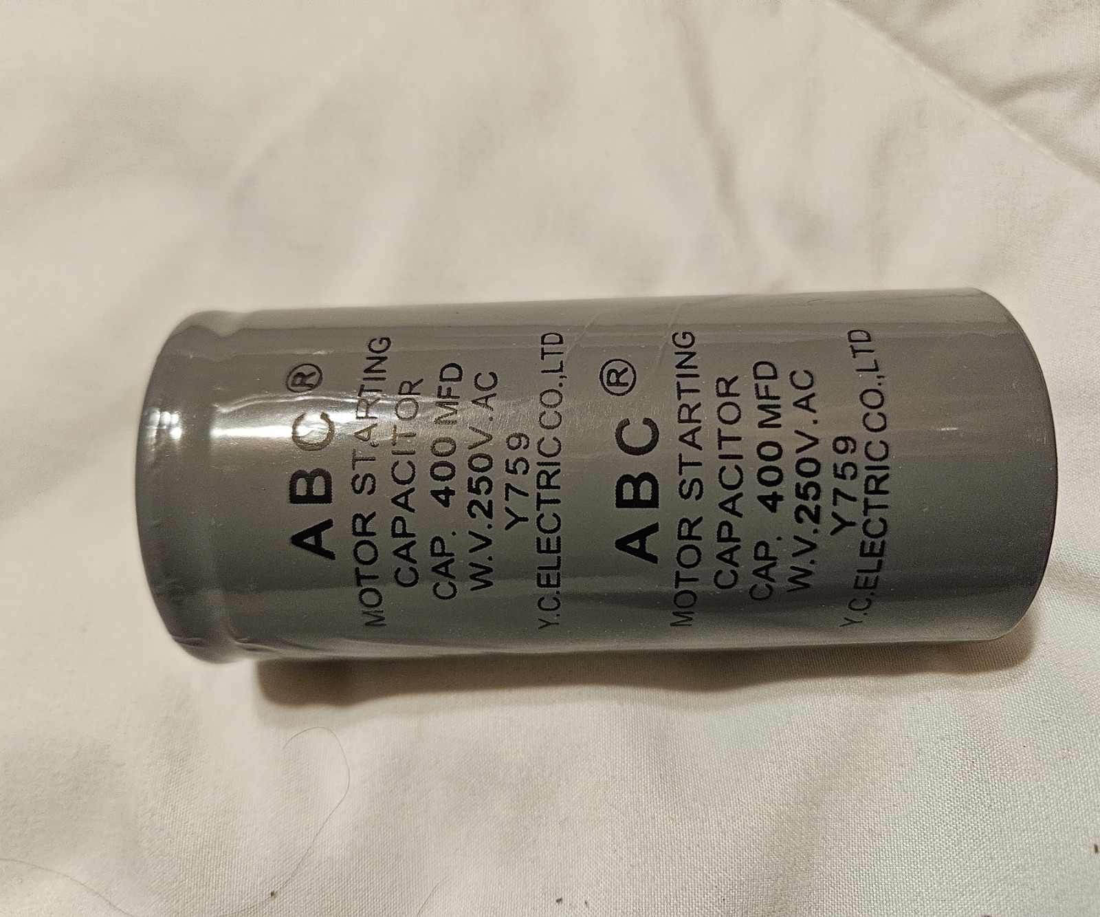 ABC Start Capacitor 400 MFD 250V AC Motor Starting Capacitor