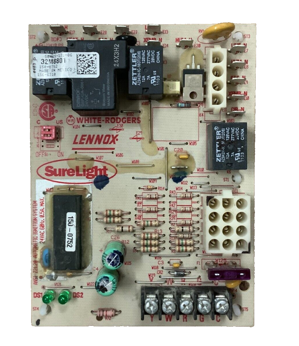 White Rodgers 50A65-121-06 LENNOX 32M8801 Integrated Fan Control Circuit Board