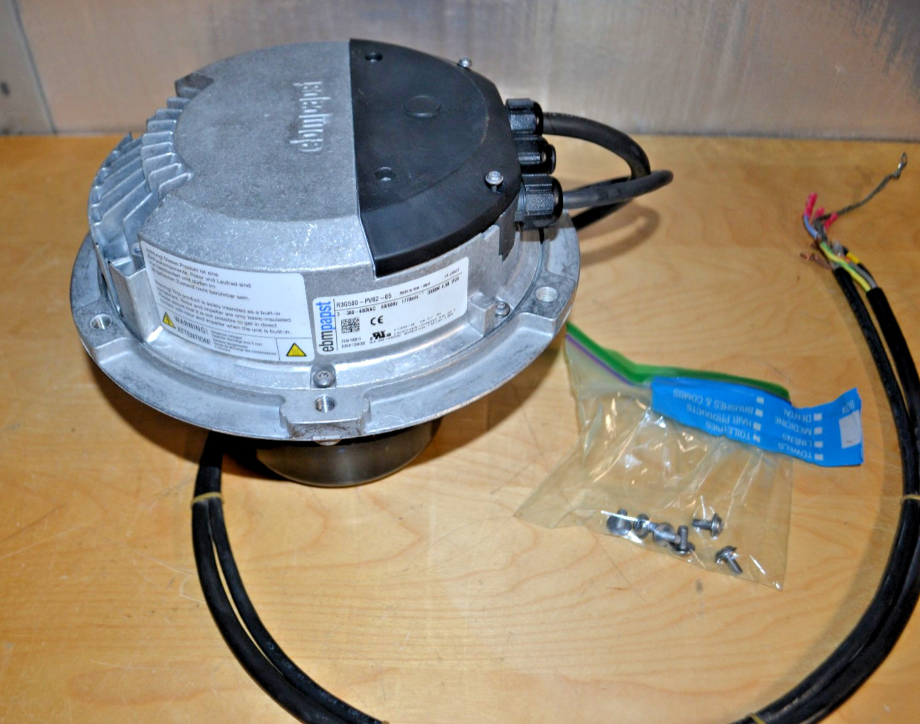 R3G500-PV62-05 ~ EBM-PAPST Centrifugal Fan Motor ~ Industrial Refrigeration