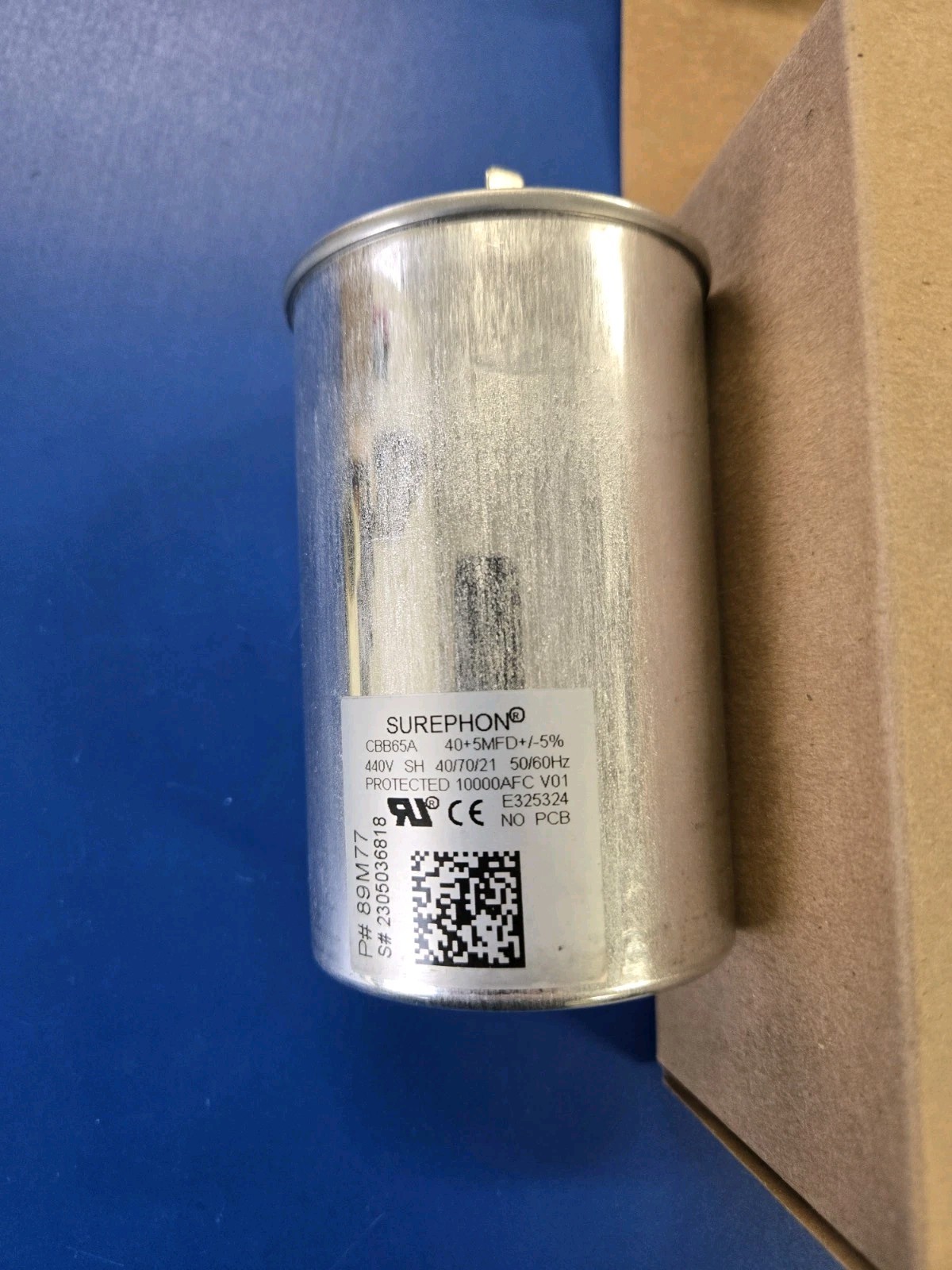 LENNOX/DUCANE/ARMSTRONG – 40+5MFD @ 440V RUN CAPACITOR (100335-09) – 89M77