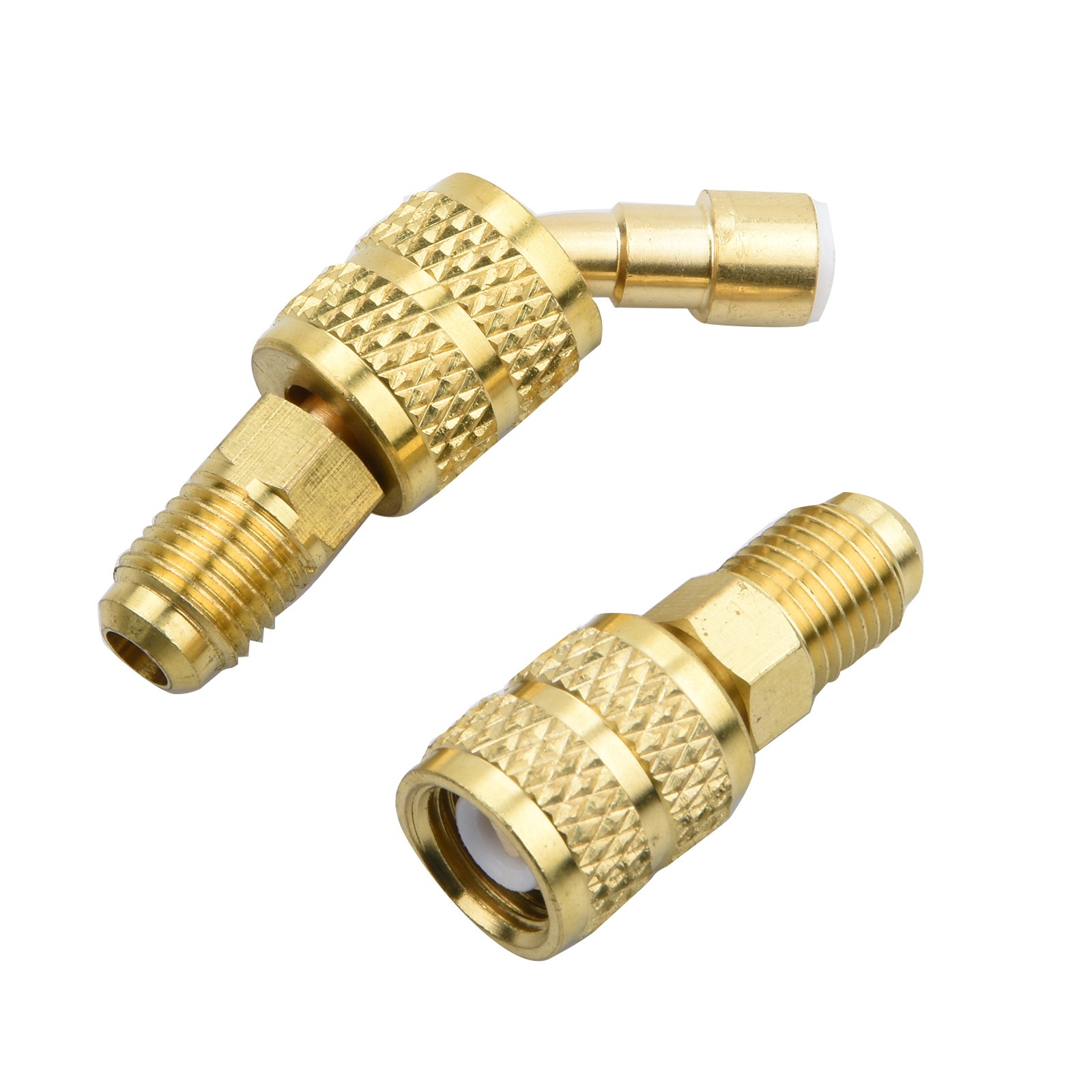 Brass Adapter 5/16 Female to 1/4 Male R410A Mini Split HVAC for Flaring Tool