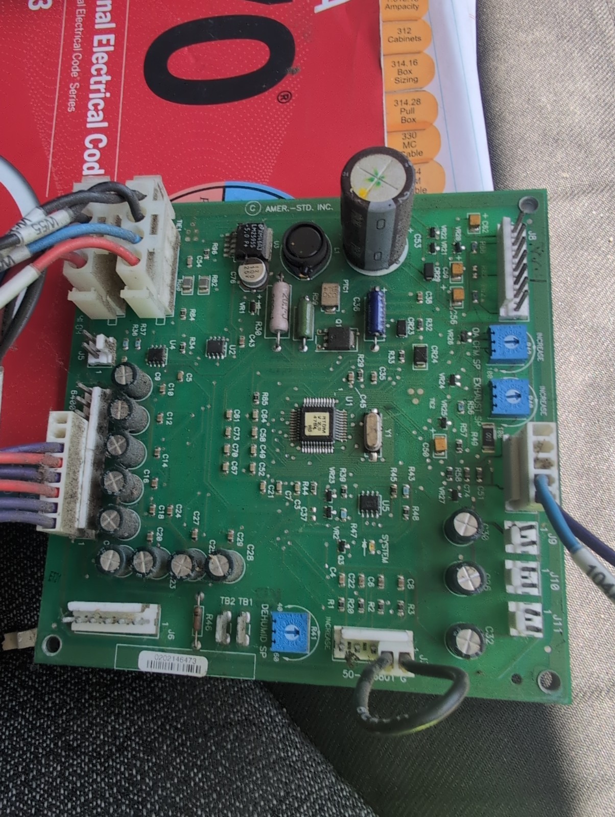 Trane/American Standard 6400-1083 Rev B Control Board USED