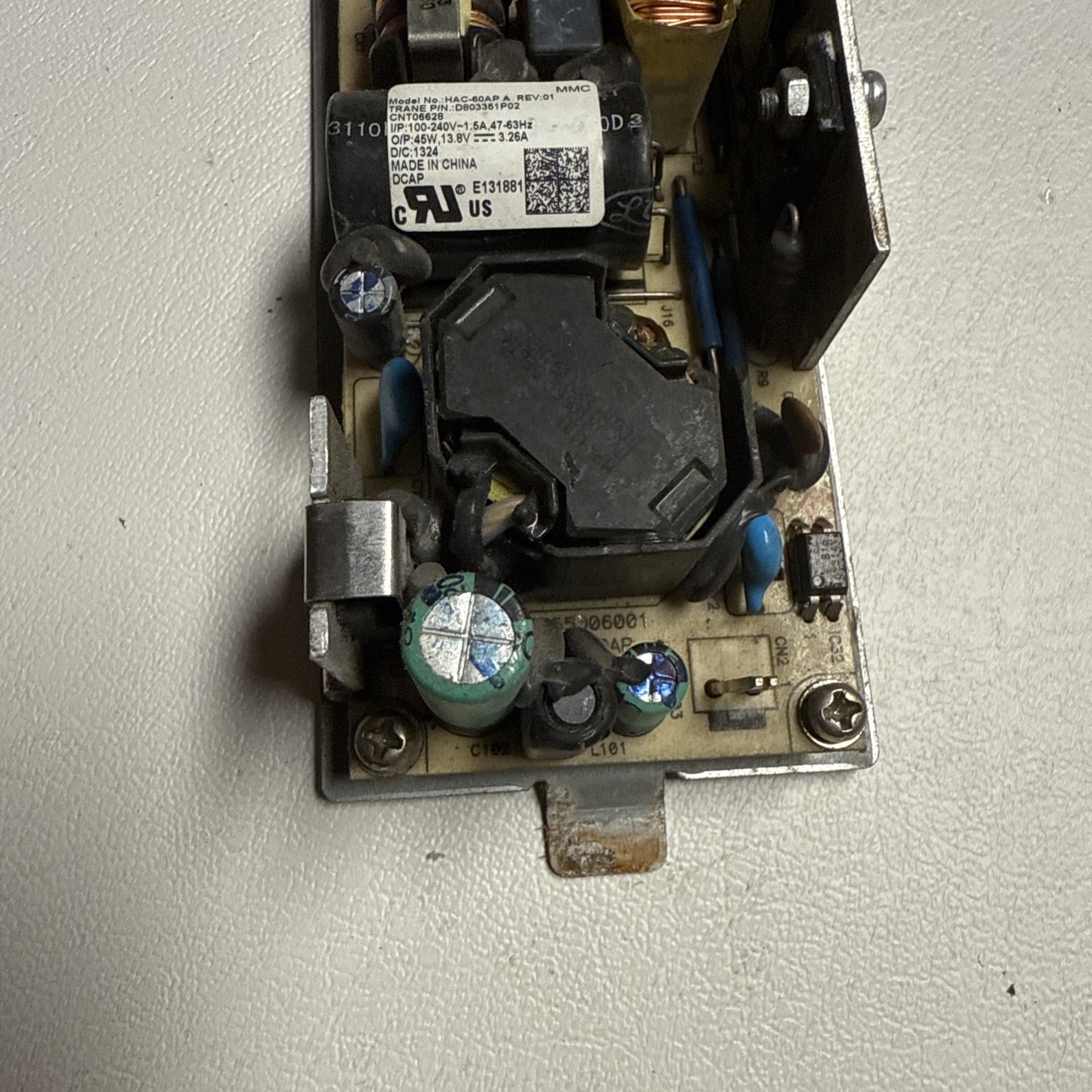 Trane D803351P02 HAC-60AP American Standard Power Supply Control Circuit Board