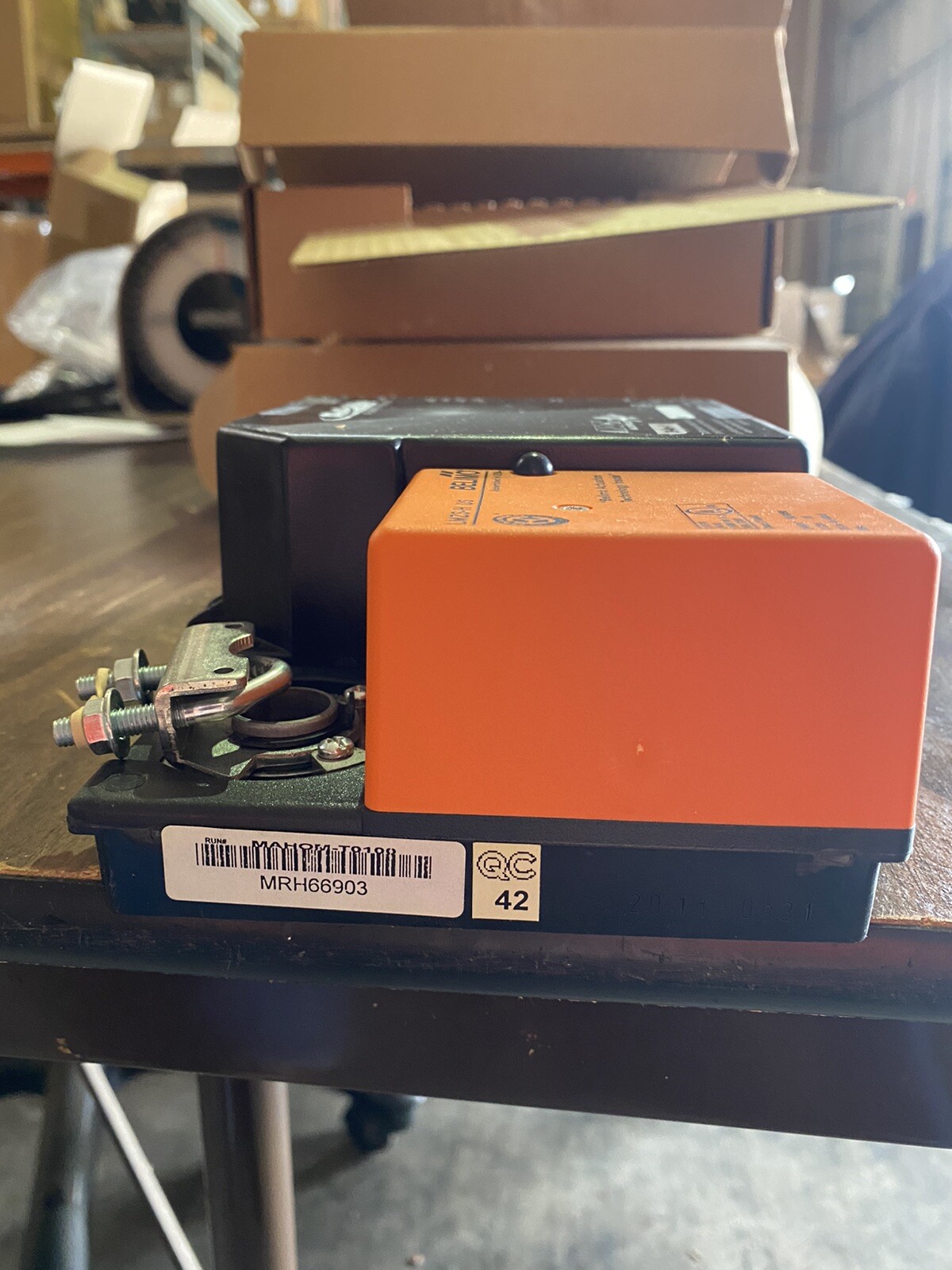 Reliable Controls Mach-Air VAV controller with Belima 24V Actuator