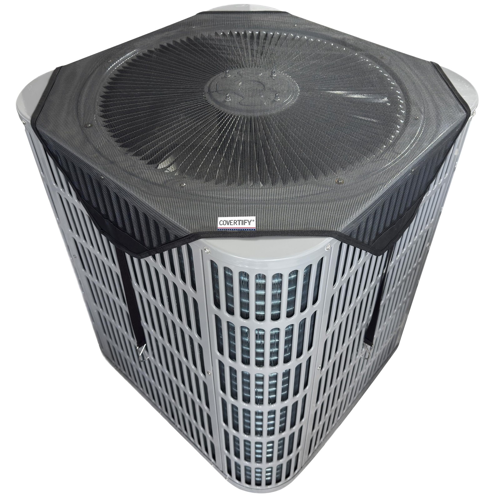 COVERTIFY Central Air Conditioner Covers for Outside, 36”x36”, Black